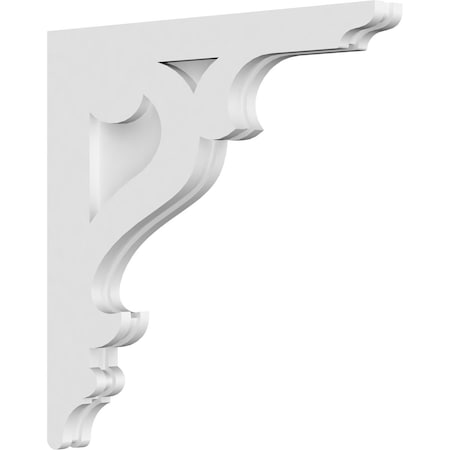 Ekena Millwork Brontes Architectural Grade PVC Corbel, 1 7/8"W X 20"D X 20"H CORP01X20X20BR